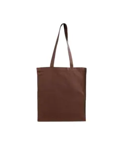 Shopper con soffietto in cotone 220 g/m2, manici lunghi Handle