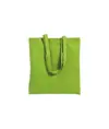 Shopper con soffietto in cotone 220 g/m2, manici lunghi Handle