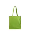 Shopper con soffietto in cotone 220 g/m2, manici lunghi Handle