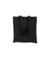 Shopper con soffietto in cotone 250 g/m2, manici lunghi e chiusura con zip Handle