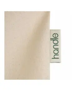 Shopper con soffietto in cotone organico 150 g/m2, manici lunghi Handle