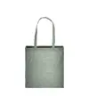 Shopper con soffietto in cotone riciclato 150 g/m2 effetto melange, manici lunghi Handle
