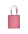 Shopper con soffietto in cotone riciclato 150 g/m2 effetto melange, manici lunghi Handle