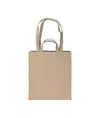 Shopper con soffietto in cotone riciclato  280 g/m2, con doppi manici. Handle