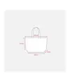 Shopper con soffietto in cotone riciclato 280 g/m2 Handle