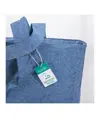 Shopper con soffietto in cotone riciclato 280 g/m2 Handle