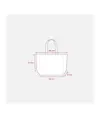 Shopper con soffietto in cotone riciclato 280 g/m2 Handle