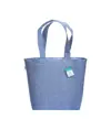 Shopper con soffietto in cotone riciclato 280 g/m2 Handle