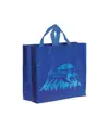 Shopper con soffietto in PP laminato 120 g/m2, manici corti a nastro Handle