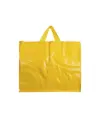 Shopper con soffietto in PP laminato 120 g/m2, manici corti a nastro Handle
