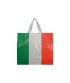 Shopper con soffietto in PP laminato 120 g/m2, manici lunghi a nastro Handle