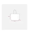 Shopper con soffietto in PP laminato 120 g/m2, manici lunghi a nastro Handle