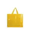 Shopper con soffietto in PP laminato 120 g/m2, manici lunghi a nastro Handle