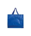 Shopper con soffietto in PP laminato 120 g/m2, manici lunghi a nastro Handle