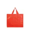 Shopper con soffietto in PP laminato 120 g/m2, manici lunghi a nastro Handle