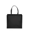 Shopper con soffietto in  R-pet  80g/m2, manici lunghi Handle