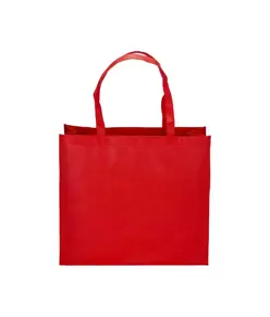 Shopper con soffietto in  R-pet  80g/m2, manici lunghi Handle
