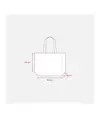 Shopper con soffietto in  R-pet  80g/m2, manici lunghi Handle