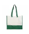 Shopper con soffietto in TNT 80 g/m2, manici lunghi Handle