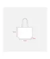 Shopper con soffietto in TNT 80 g/m2 termosaldato Handle