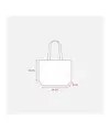Shopper con soffietto in TNT 80 g/m2 termosaldato Handle