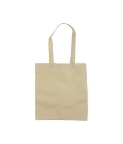 Shopper con soffietto in TNT 80 g/m2 termosaldato, manici lunghi Handle