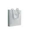 Shopper con soffietto in TNT 80 g/m2 termosaldato, manici lunghi Handle
