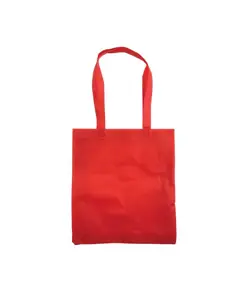 Shopper con soffietto in TNT 80 g/m2 termosaldato, manici lunghi Handle
