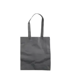 Shopper con soffietto in TNT 80 g/m2 termosaldato, manici lunghi Handle