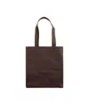 Shopper con soffietto in TNT 80 g/m2 termosaldato, manici lunghi Handle