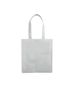 Shopper con soffietto in TNT 80 g/m2 termosaldato, manici lunghi Handle
