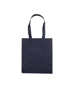 Shopper con soffietto in TNT 80 g/m2 termosaldato, manici lunghi Handle