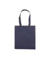 Shopper con soffietto in TNT 80 g/m2 termosaldato, manici lunghi Handle