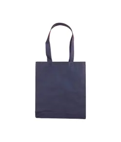 Shopper con soffietto in TNT 80 g/m2 termosaldato, manici lunghi Handle
