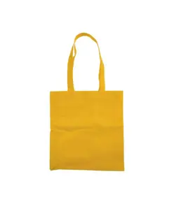 Shopper con soffietto in TNT 80 g/m2 termosaldato, manici lunghi Handle