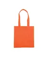 Shopper con soffietto in TNT 80 g/m2 termosaldato, manici lunghi Handle