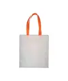 Shopper con soffietto in TNT 80 g/m2 termosaldato, manici lunghi Handle