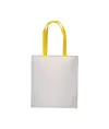 Shopper con soffietto in TNT 80 g/m2 termosaldato, manici lunghi Handle