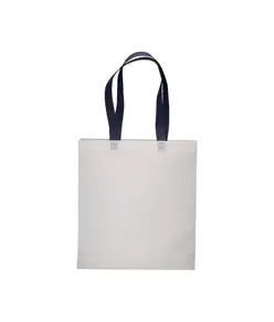 Shopper con soffietto in TNT 80 g/m2 termosaldato, manici lunghi Handle