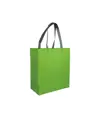 Shopper con soffietto in TNT laminato 100 g/m2 termosaldato, manici corti Handle