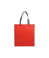 Shopper con soffietto in TNT laminato 100 g/m2 termosaldato, manici corti Handle