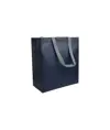 Shopper con soffietto in TNT laminato 100 g/m2 termosaldato, manici corti Handle