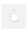 Shopper con soffietto in TNT laminato 100 g/m2 termosaldato, manici corti Handle