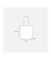 Shopper con soffietto in TNT stampato con effetto juta Handle