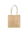 Shopper con soffietto in TNT stampato con effetto juta Handle