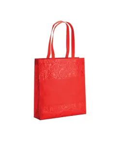 Shopper con soffietto in TNT termosaldato, manici 65 cm Handle