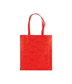 Shopper con soffietto in TNT termosaldato, manici 65 cm Handle