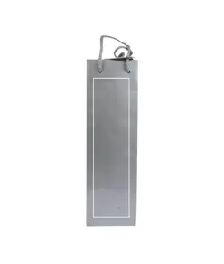 Shopper con soffietto porta bottiglia in carta laminata 157 g/m2 con rinforzo alla base Handle