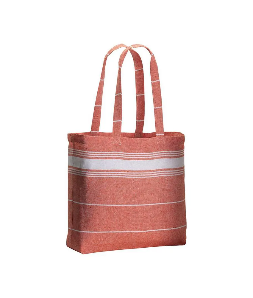 20 pezzi Shopper fouta in cotone 180 g/m2, manici lunghi Handle