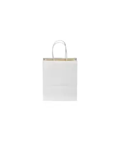 Shopper in carta 100 gr/m2 con soffietto Handle